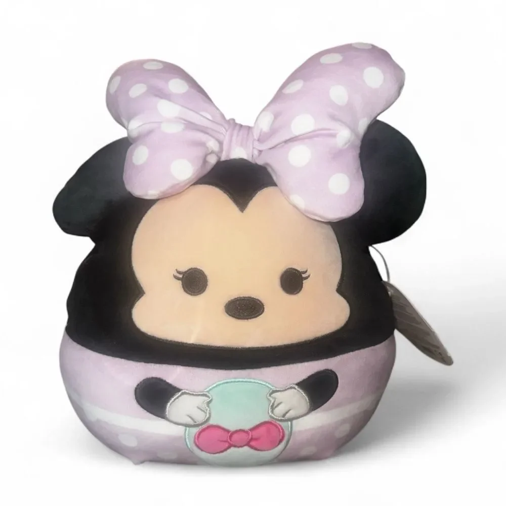 Disney Squishmallow 10” Minnie Mouse with Easter Egg. NWT